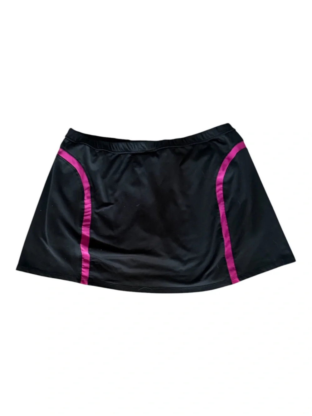 Nike Black Athletic Tennis Skort 13” Pink Magenta Size Large